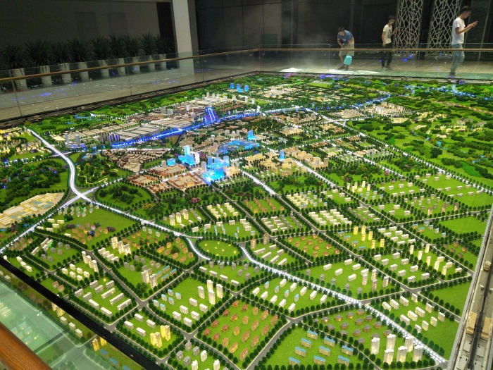 自贡市规划模型
